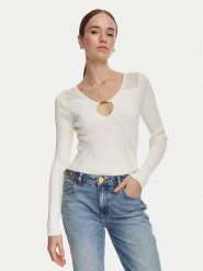 Marciano Guess Sweter G6YR08 Z1067 Kremowy Slim Fit. Białe swetry klasyczne damskie Marciano Guess, s, z syntetyku, bez kołnierzyka. Za 589.99 zł.