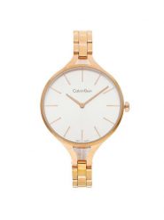 Calvin Klein Zegarek Graphic K7E23646 Złoty. Żółte, cyfrowe zegarki damskie Calvin Klein, złote. Za 1,439.00 zł.