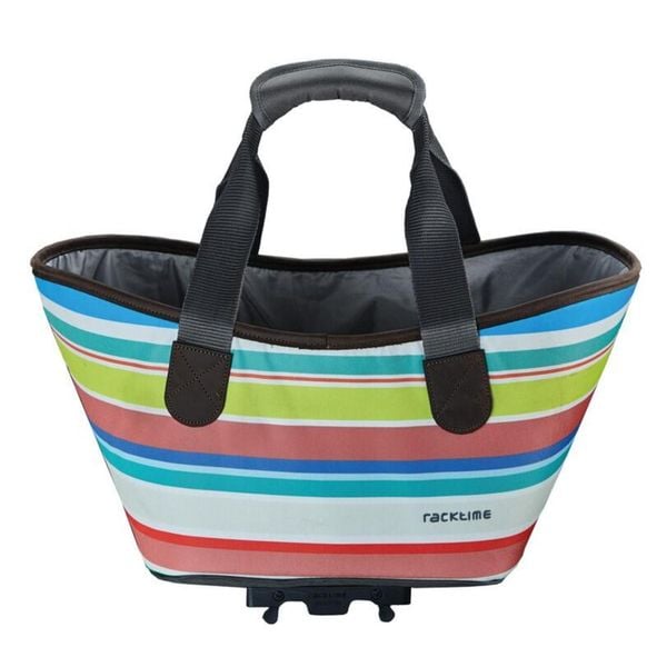 Systemowa torba na zakupy AGNETHA. Zielone shopper bag RACKTIME, bez wzorów, bez dodatków. Za 339.90 zł.