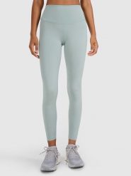4F Legginsy sportowe w kolorze zielonym rozmiar: XL. Zielone legginsy damskie 4F, xl, bez wzorów, z materiału. Za 78.95 zł.