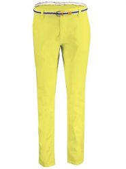 Geographical Norway Spodnie chino "Petunia" w kolorze żółtym rozmiar: XL. Żółte spodnie materiałowe damskie Geographical Norway, bez wzorów, z tkaniny. Za 79.03 zł.