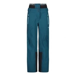 Spodnie damskie narciarskie CMP 34W1946. Zielone spodnie materiałowe damskie CMP, bez wzorów. Za 813.50 zł.
