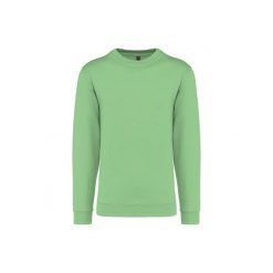 Bluza z okrągłym dekoltem Kariban. Zielone bluzy damskie KARIBAN, xs, bez wzorów, z bawełny, bez kaptura. Za 128.50 zł.