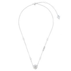 Naszyjnik Guess. Szare naszyjniki damskie Guess, srebrne. Za 259.99 zł.
