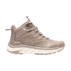 Damskie buty trekkingowe Derino Mid. Zielone obuwie trekkingowe damskie Regatta, z materiału, przed kolano, bez zapięcia. Za 446.50 zł.