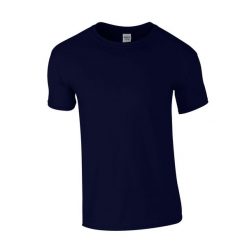 Koszulka Softstyle Dla Dorosłych Unisex. Niebieskie bluzki damskie GILDAN, m, bez wzorów, sportowe, bez kołnierzyka, bez ramiączek. Za 29.99 zł.