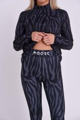 Legginsy termoaktywne - Black Tiger damskie. Szare legginsy damskie OOSC, l, bez wzorów, z materiału, na fitness i siłownię. Za 269.99 zł.