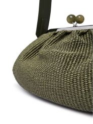 Weekend Max Mara Torebka 2615511105650 Zielony. Zielone torebki wieczorowe damskie Weekend Max Mara, bez wzorów, z materiału, bez dodatków. Za 1,579.00 zł.