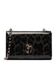 Eva Minge Torebka EO-AMORA-LDA8638 Czarny. Czarne torebki wieczorowe damskie Eva Minge, bez wzorów, ze skóry, bez dodatków. Za 199.99 zł.