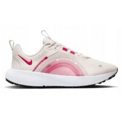 Buty do biegania damskie Nike React Escape Rn. Białe obuwie sportowe damskie Nike, z materiału, bez zapięcia, do biegania. Za 323.00 zł.