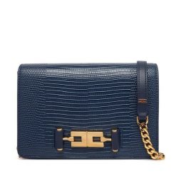 Torebka Elisabetta Franchi. Niebieskie listonoszki damskie Elisabetta Franchi, bez wzorów, bez dodatków. Za 1,289.00 zł.