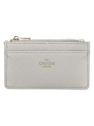 Charm Portfel "Birmingham" w kolorze srebrnym - 13,5 x 7,5 x 0,5 cm rozmiar: onesize. Szare portfele damskie Charm, bez wzorów, z materiału. Za 39.99 zł.