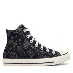 Trampki Converse. Czarne trampki damskie Converse, bez wzorów, bez zapięcia. Za 379.99 zł.