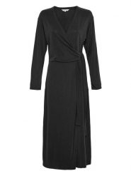 MOSS COPENHAGEN Sukienka "Adelona Lynette" w kolorze czarnym rozmiar: XS/S. Czarne sukienki damskie Moss Copenhagen, bez wzorów, z wiskozy, bez ramiączek. Za 114.17 zł.