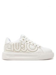 Liu Jo Sneakersy Kylie BF4063 EX014 Biały. Białe obuwie sportowe damskie Liu Jo, ze skóry, bez zapięcia. Za 479.99 zł.