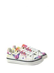 Goby Skórzane sneakersy w kolorze białym ze wzorem rozmiar: 40. Białe obuwie sportowe damskie Goby, bez zapięcia. Za 245.96 zł.