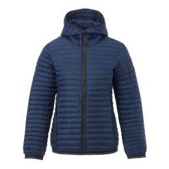 Pikowana Kurtka Damska Rigain. Niebieskie kurtki damskie Regatta, l, bez wzorów, z materiału, z kapturem. Za 251.99 zł.