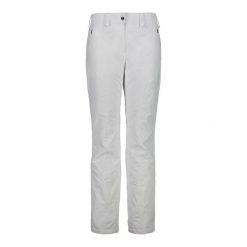 Spodnie narciarskie dla kobiet CMP. Białe spodnie sportowe damskie CMP, na zimę, xl, bez wzorów, narciarskie. Za 515.10 zł.