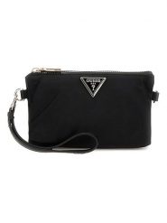 Guess Kopertówka w kolorze czarnym - 19 x 11 x 8 cm rozmiar: onesize. Czarne torebki wieczorowe damskie Guess, z aplikacjami, z materiału, bez dodatków. Za 298.67 zł.