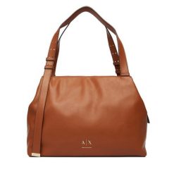 Torebka Armani Exchange. Brązowe torebki klasyczne damskie Armani Exchange, bez dodatków. Za 729.99 zł.