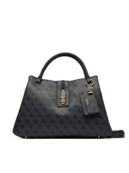 Guess Torebka Yvonne Logo HWSG23 78220 Szary ciemny. Szare kuferki damskie Guess, ze skóry, bez dodatków. Za 674.99 zł.
