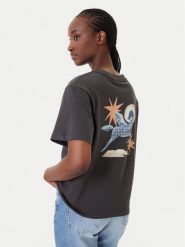 RVCA T-Shirt Pegasus EVJZT00165 Czarny Easy Fit. Czarne t-shirty damskie RVCA, xl, bez wzorów, z bawełny, bez kołnierzyka. Za 159.99 zł.