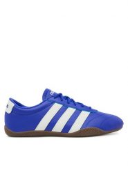 Adidas Sneakersy Grand Court Lo JQ9692 Niebieski. Niebieskie obuwie sportowe damskie Adidas, ze skóry, bez zapięcia. Za 249.99 zł.