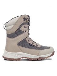 Icepeak Skórzane botki zimowe "Alice" w kolorze beżowym rozmiar: 38. Brązowe botki damskie Icepeak, na zimę, z materiału, bez obcasa, bez zapięcia. Za 299.45 zł.