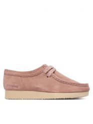 Clarks Półbuty Wallabee Lite. 26328429 Różowy. Czerwone półbuty damskie Clarks, bez wzorów, ze skóry, bez obcasa, na płaskiej podeszwie, bez zapięcia. Za 429.99 zł.