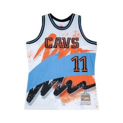 Koszulka NBA Cleveland Cavaliers Zydrunas Ilgauskas Hyper Hoops 1997/98. Białe koszulki damskie Mitchell & Ness, bez wzorów, bez kołnierzyka, bez ramiączek. Za 616.50 zł.