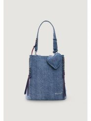 Desigual Plecak 26SAKD08 Niebieski. Niebieskie plecaki Desigual, bez wzorów, z materiału. Za 489.99 zł.