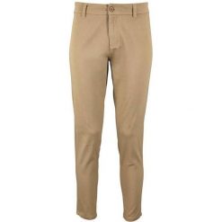 Chinosy Damskie Jules 7/8. Brązowe spodnie dresowe damskie SOL'S, s, bez wzorów, z dresówki. Za 218.99 zł.