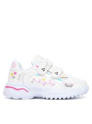 Primigi Sneakersy 2462500 Biały. Białe buty sportowe dziewczęce Primigi, ze skóry, bez zapięcia. Za 199.99 zł.