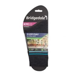 Skarpety do turystyki damskie Bridgedale EVERYDAY UL END LD. Czarne skarpetki damskie Bridgedale, bez wzorów. Za 55.99 zł.