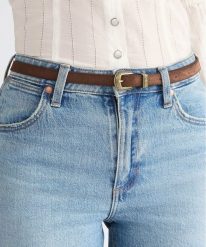 DAMSKI PASEK WRANGLER THIN WESTERN BELT BROWN SUEDE 112378840. Brązowe paski damskie Wrangler, bez wzorów. Za 89.99 zł.