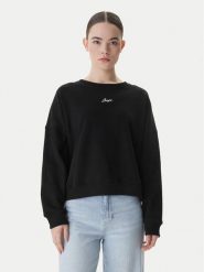 BOSS Bluza C_Ever 50554711 Czarny Oversize. Czarne bluzy damskie Boss, l, bez wzorów, z bawełny, bez kaptura. Za 549.99 zł.