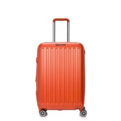 Walizka na kółkach SwissBags Cosmos pomarańczowa - średnia 73-86 l. Brązowe walizki bez wzorów, średnie. Za 269.10 zł.