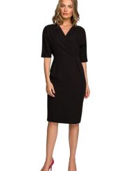 Stylove Sukienka w kolorze czarnym rozmiar: XL. Czarne sukienki damskie Stylove, bez wzorów, bez ramiączek. Za 222.95 zł.