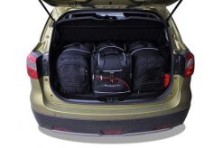 Torby Do Bagażnika Suzuki Sx4 S-Cross 2013-2021 4Szt Kjust. Czarne torby podróżne KJUST, bez wzorów, z kauczuku. Za 1,203.00 zł.