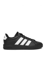 Adidas Sneakersy CEO-GRAND COURT 3.0 J KJ4367 Czarny. Czarne buty sportowe chłopięce Adidas, z materiału, bez zapięcia. Za 179.99 zł.