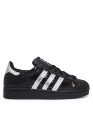 Adidas Sneakersy Superstar II KK2112 Czarny. Czarne buty sportowe dziewczęce Adidas, bez zapięcia. Za 399.99 zł.