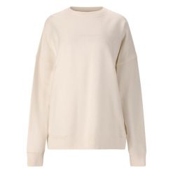Oversized bluza z okrągłym dekoltem dla kobiet Athlecia Gidon. Szare bluzy damskie Athlecia, bez wzorów, bez kaptura. Za 225.00 zł.