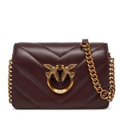 Torebka PINKO. Fioletowe torebki wieczorowe damskie Pinko, bez wzorów, bez dodatków. Za 869.99 zł.