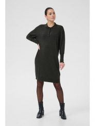 Kaffe Sukienka dzianinowa w kolorze khaki rozmiar: XXL. Brązowe sukienki damskie Kaffe, bez wzorów, z dzianiny, bez ramiączek. Za 173.99 zł.