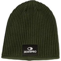 Odzież Beanies unisex SkatePro Long Skate Beanie Czapka - Army. Zielona czapki damskie SKATEPRO, bez wzorów. W wyprzedaży za 42.99 zł.