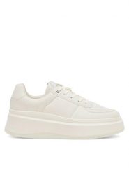 DeeZee Sneakersy ADAMANTIA WFA2603-01 Biały. Białe obuwie sportowe damskie DeeZee, ze skóry, bez zapięcia. Za 149.99 zł.