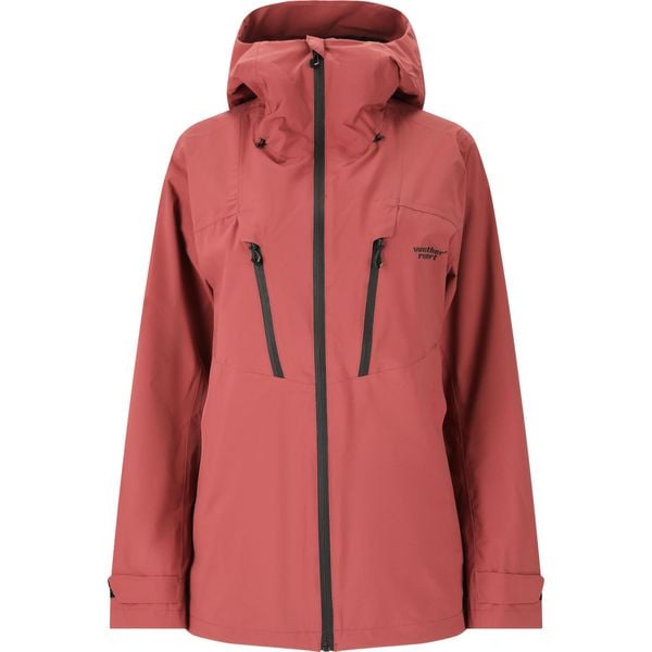 Kurtka przeciwdeszczowa damska Weather Report Harbor Rain-Tech W-PRO 15000. Brązowe kurtki damskie Weather Report, bez wzorów, bez kaptura. Za 449.99 zł.