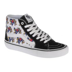 Buty sportowe do chodzenia unisex, Vans Skate Wolf Sk8 Hi Pro. Czarne obuwie sportowe casual damskie Vans, trekkingowe. Za 229.99 zł.