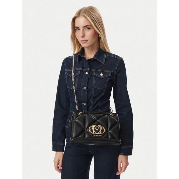 Torebka LOVE MOSCHINO. Czarne torebki klasyczne damskie Love Moschino, bez dodatków. Za 1,029.00 zł.