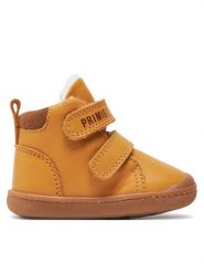 Primigi Kozaki 6906799 Brązowy. Brązowe kozaki dziewczęce Primigi, bez wzorów, ze skóry, bez obcasa, bez zapięcia. Za 319.99 zł.
